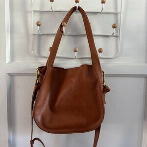 Madewell Sydney Shoulder Bag + Leopard Print Strap